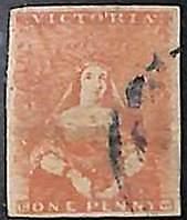 94885h - VICTORIA - STAMP - SG # 5  -  FINE USED but has faint crease