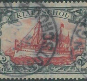 88166 -  GERMANY Colonies: GUINEA - STAMP:  Michel  # 37 - Fine USED -- SHIPS