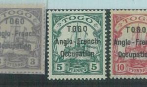 88486 - GERMAN COLONIES: TOGO - STAMP: Stanley Gibbons # H 1/3 - MINT MNH + MLH