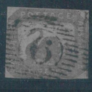 78522 - WESTERN AUSTRALIA - STAMP: Stanley Gibbons # 23 - Used  FINE 4 margins