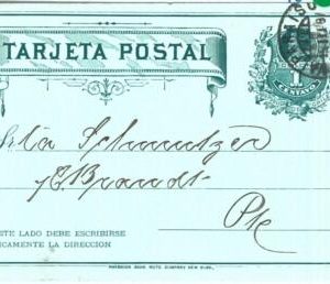 69199 - CHILE - POSTAL HISTORY - Private STATIONERY CARD  repiquage 1897 - MUSIC