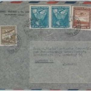 81499 - CHILE - POSTAL HISTORY -   AIRMAIL  COVER to GERMANY  1951