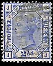 94891gB - GREAT BRITAIN - STAMP - SG # 157  Plate 21 - Fine  USED