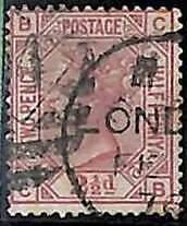 94890e - GREAT BRITAIN - STAMP - SG #  139  Plate 2 -  USED
