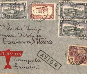 aa0051 - BELGIAN Congo Belge - POSTAL HISTORY - COVER from Costermansville 1936