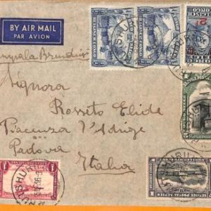 aa0053 - BELGIAN Congo Belge - POSTAL HISTORY - COVER from RUTSHURU  1936
