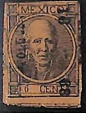 94938h - MEXICO -  STAMPS  - Yvert # 43a II  -  USED