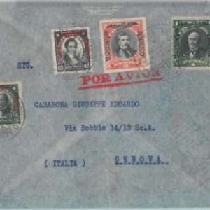 81507 - CHILE - POSTAL HISTORY -   AIRMAIL  COVER to ITALY  1930