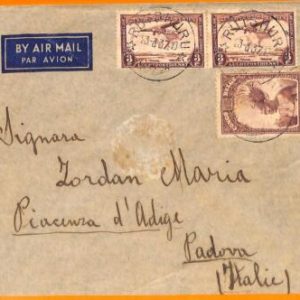 aa0049 - BELGIAN Congo Belge - POSTAL HISTORY - COVER from RUTSHURU  1937