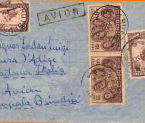 aa0044 - BELGIAN Congo Belge - POSTAL HISTORY - COVER from RUTSHURU  1937