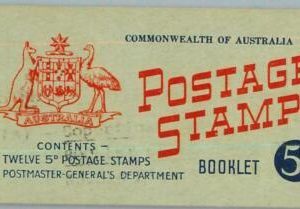 94730a - AUSTRALIA  - STAMP - BOOKLET:  Pfeffers # B62Ah