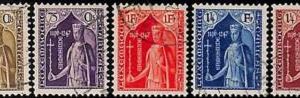 94917a  - LUXEMBOURG  - STAMPS  -  Yvert # 239 / 243 -  Very Fine USED