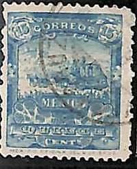 94929c  - MEXICO -  STAMPS  - Yvert  #  208A  - USED