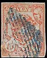 94990aD  - SWITZERLAND -  STAMPS  - Zumstein # 20 -  VERY Fine USED
