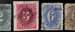 94944f - MEXICO -  STAMPS  - Michel  # 120/ 122 II + 122 II b  -   USED
