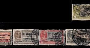 94924b  - MEXICO - STAMPS - Yvert # PA 29 / 34  Airmail   - Fine Used