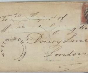 75262 - GB  - Postal History -  COVER from WHITWORTH to LONDON - 1847