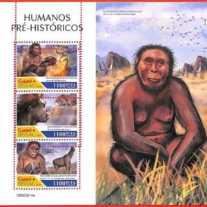 A1881 - GUINEA BISSAU, ERROR: MISSPERF, M/S - 2020, Homo sapiens, Prehistory