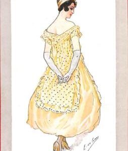 Lib7782 - VINTAGE POSTCARD - Glamour, Ladies, ARTIST SIGNED - E. Da CENNI