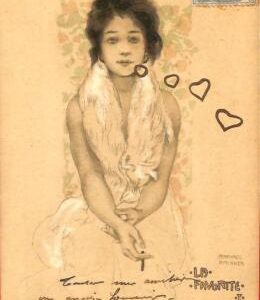 Lib7784 - VINTAGE POSTCARD - Glamour, Ladies, ARTIST SIGNED - Kirchner 1903