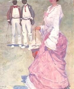 Lib7811 - VINTAGE POSTCARD - OILETTE  Glamour  ARTIST SIGNED - JAMAICA Coloured!