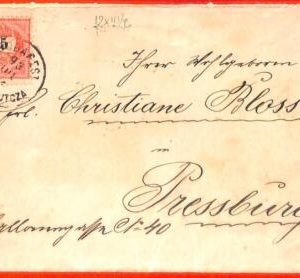 aa1934 - HUNGARY - Postal History -  COVER  1893
