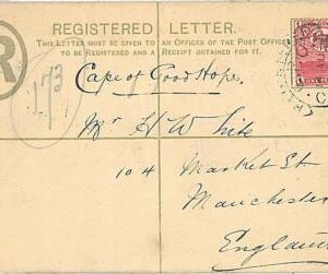 22469 - CAPE OF GOOD HOPE - Postal History  - Registered COVER to GB - 1900