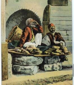 98900 -  TURKEY  -  POSTCARD: SMYRNE - Street Bakery PETIT METTIERS