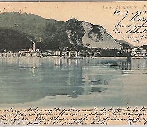 55725 -- CARTOLINA d'Epoca - LAGO MAGGIORE:  Baveno  1900