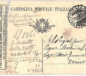ai3808 - Italy - POSTAL HISTORY - ADVERTISING Stationery Card - SCIENCE Shoes