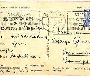 ai3854 - POLAND - POSTAL HISTORY - Postcard - Shooting - 1931