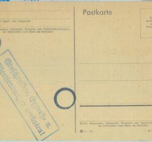 89270 - GERMANY - Postal History -  STATIONERY FORMULAR Card 1943