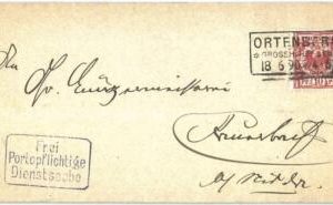 69939 - GERMANY - POSTAL HISTORY - Michel # 47 on COVER 1890