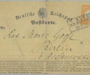 89280 - GERMANY - Postal History -  STATIONERY FORMULAR Card # 3 1872 from ESSEN