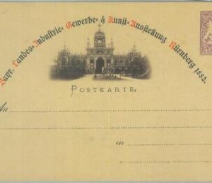 89228 - GERMANY Bayern - Postal History -  Picture STATIONERY  CARD # P18 1882