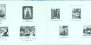 84042 -  AUSTRIA  - 2001 official BLACK & WHITE stamp prints - CATS architecture