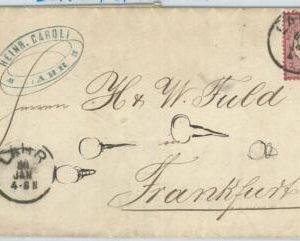 71351 - GERMANY Reich - POSTAL HISTORY - Michel # 9 on COVER from LAHR 20.1.1872