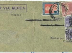 aa2996  - ARGENTINA - POSTAL HISTORY - AIRMAIL Cover to GERMANY 1932