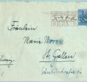 89309 - GERMANY Bund - Postal History - Nice AVIATION postmark on COVER  1948