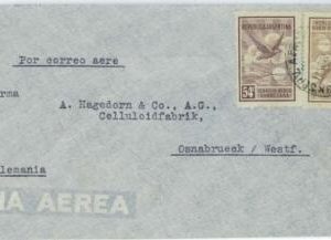 aa3018 - ARGENTINA - POSTAL HISTORY - AIRMAIL Cover to GERMANY