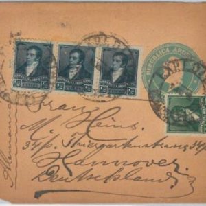 65373 - ARGENTINA - Postal History - POSTAL STATIONERY : WRAPPER to GERMANY