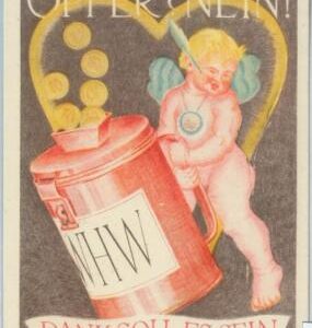 82013 - GERMANY - POSTAL HISTORY - ADVERTISING  POSTCARD : Savings COINS 1939