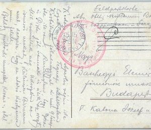 79510 - BOSNIA - POSTAL HISTORY - Military Postmark on POSTCARD  1915