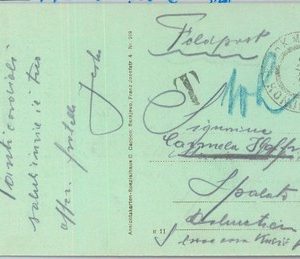 79511 - BOSNIA - POSTAL HISTORY - Military Postmark on POSTCARD  1915 Konjac