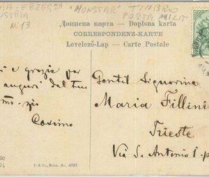 79513 - BOSNIA - POSTAL HISTORY - Military Postmark on POSTCARD    Mostar