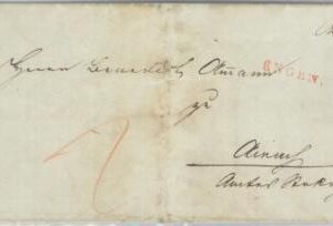 82009 - GERMANY - POSTAL HISTORY - Prephilatelic cover  INTERESTING MARK