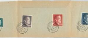 66732 - GERMANY - Postal History - STAMPS on CUT  COVER 1944
