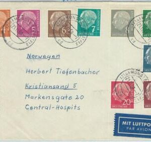 66783 - GERMANY  - Postal History - COVER to NORWAY  1958 - 1 DM Rate