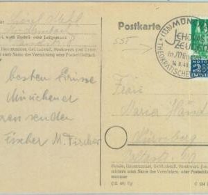 89321 - GERMANY Berlin - POSTAL HISTORY -  Event postmark: Jeh.. Witnesses 1949