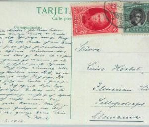93872 - ARGENTINA - POSTAL HISTORY -  POSTCARD  to GERMANY  1910